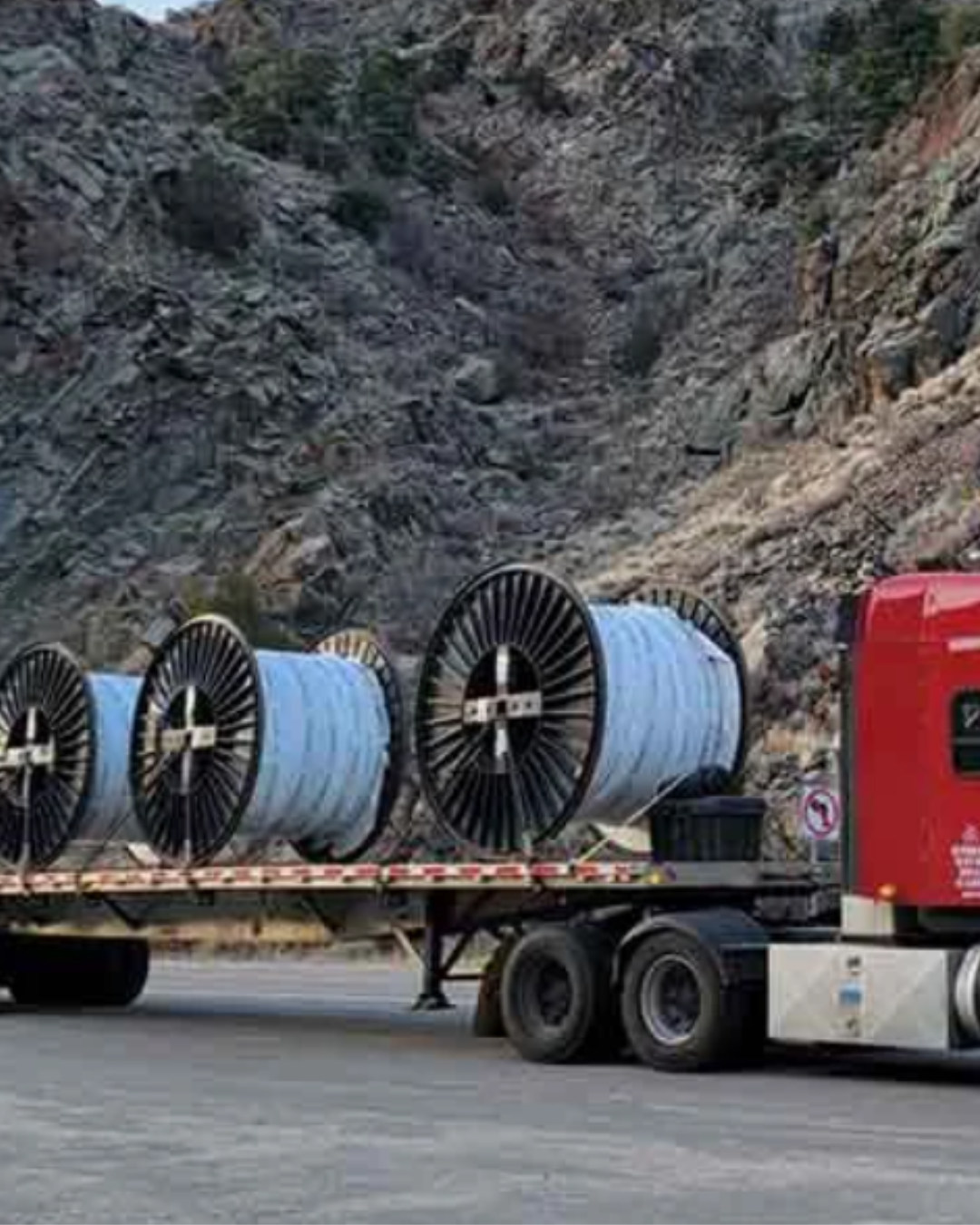 Flatbed loads in USA